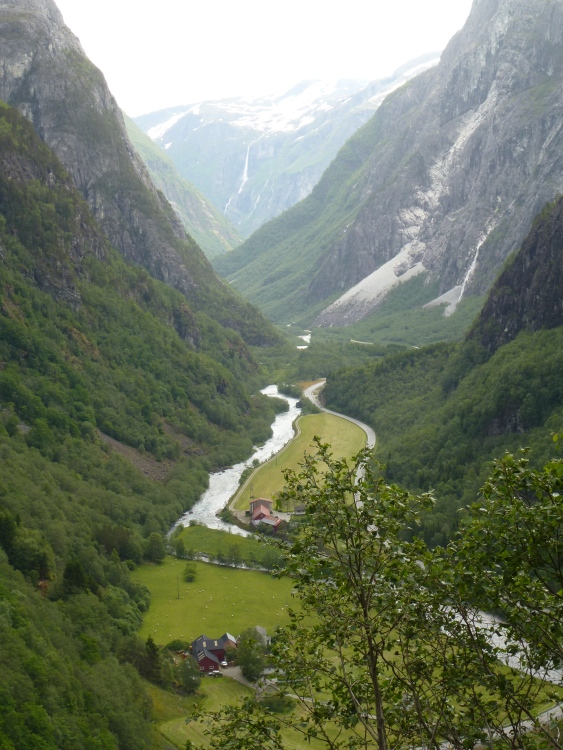 The Nærøy Valley between Voss and Gudvangen